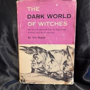 Vintage hardcover The Dark World of Witches by Eric Maple 1962
